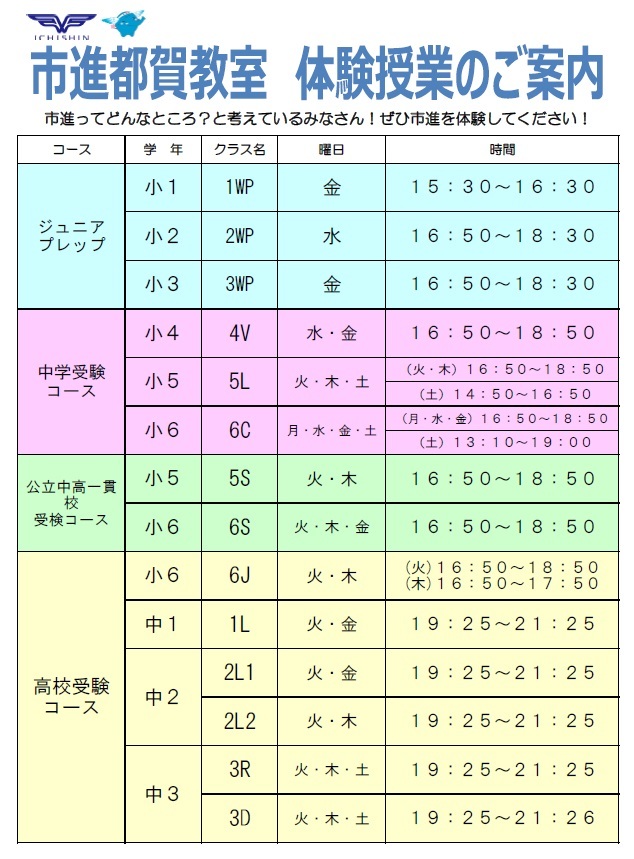 都賀教室